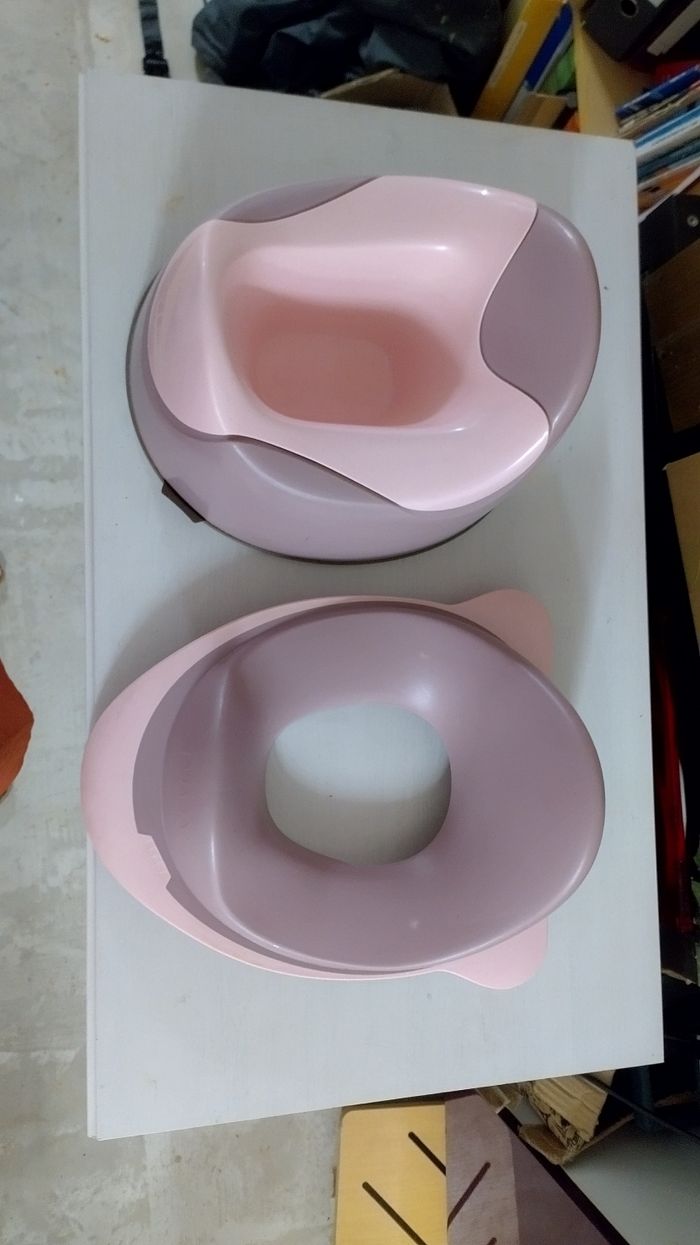 Pot et réducteur de toilettes