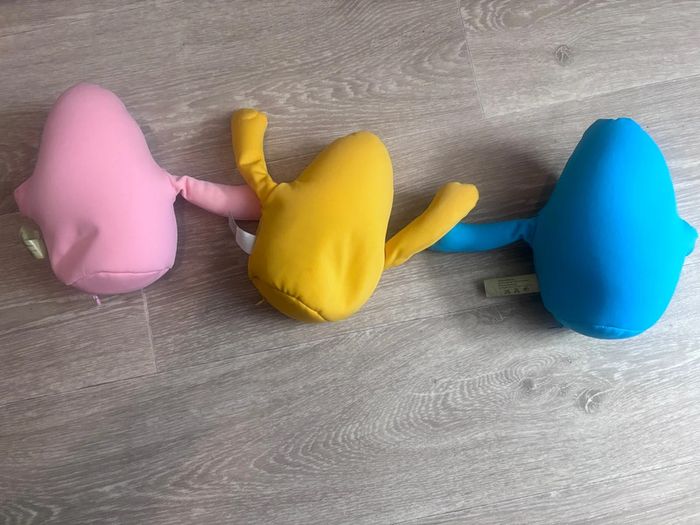 Lot 3 Peluche barbapapa - photo numéro 2