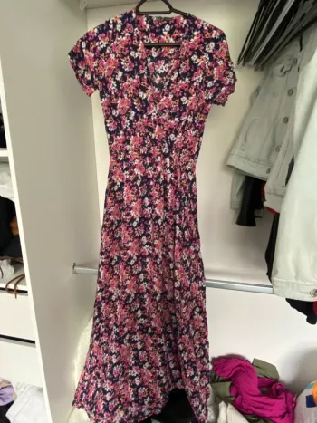 Robe longue à fleur S