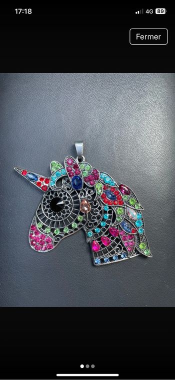 Pendentif Licorne