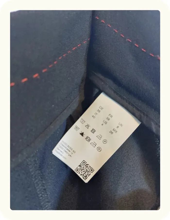 Pantalon ceinture tissu femme hugo boss - photo numéro 7