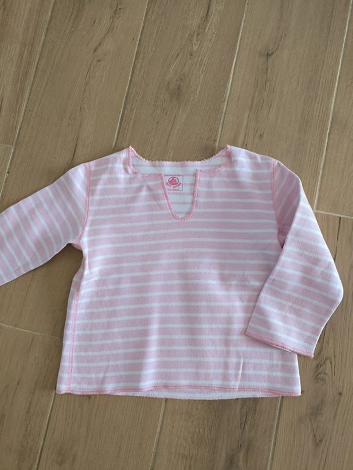 T-shirt manches longues petit bateau - photo numéro 2