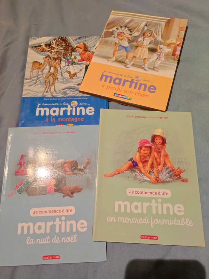 Lot livre Martine " je commence à lire"