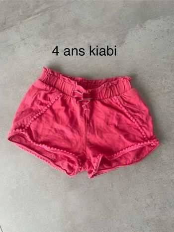 Short rose 4 ans kiabi
