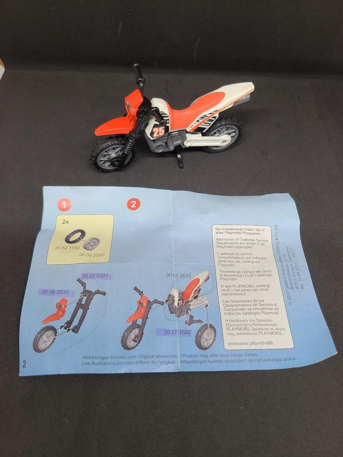 Playmobil 9357 pilote de motocross complet - photo numéro 3