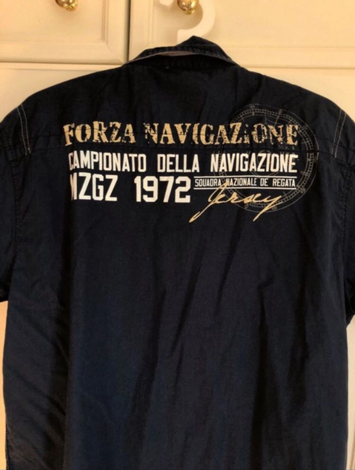 Chemise manche courte bleu marine XL - photo numéro 4