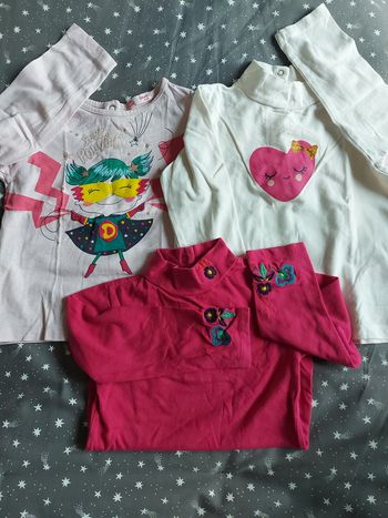 Lot t-shirt manche longue