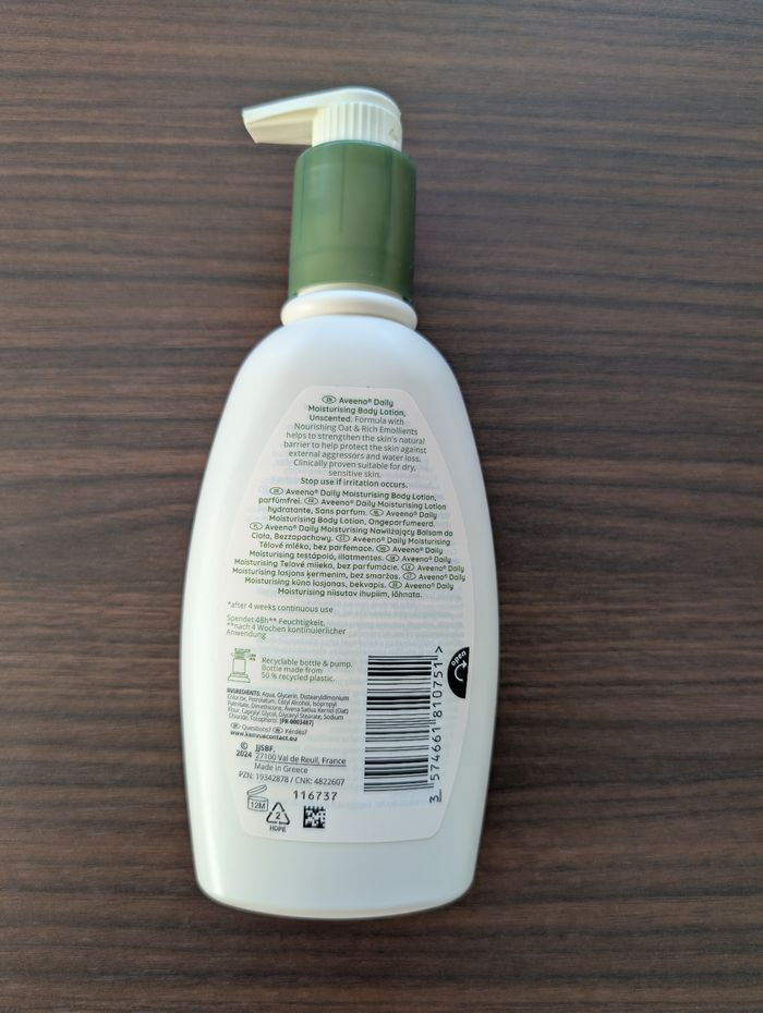 Aveeno Daily Moisturising Body Lotion - 300ml - photo numéro 3