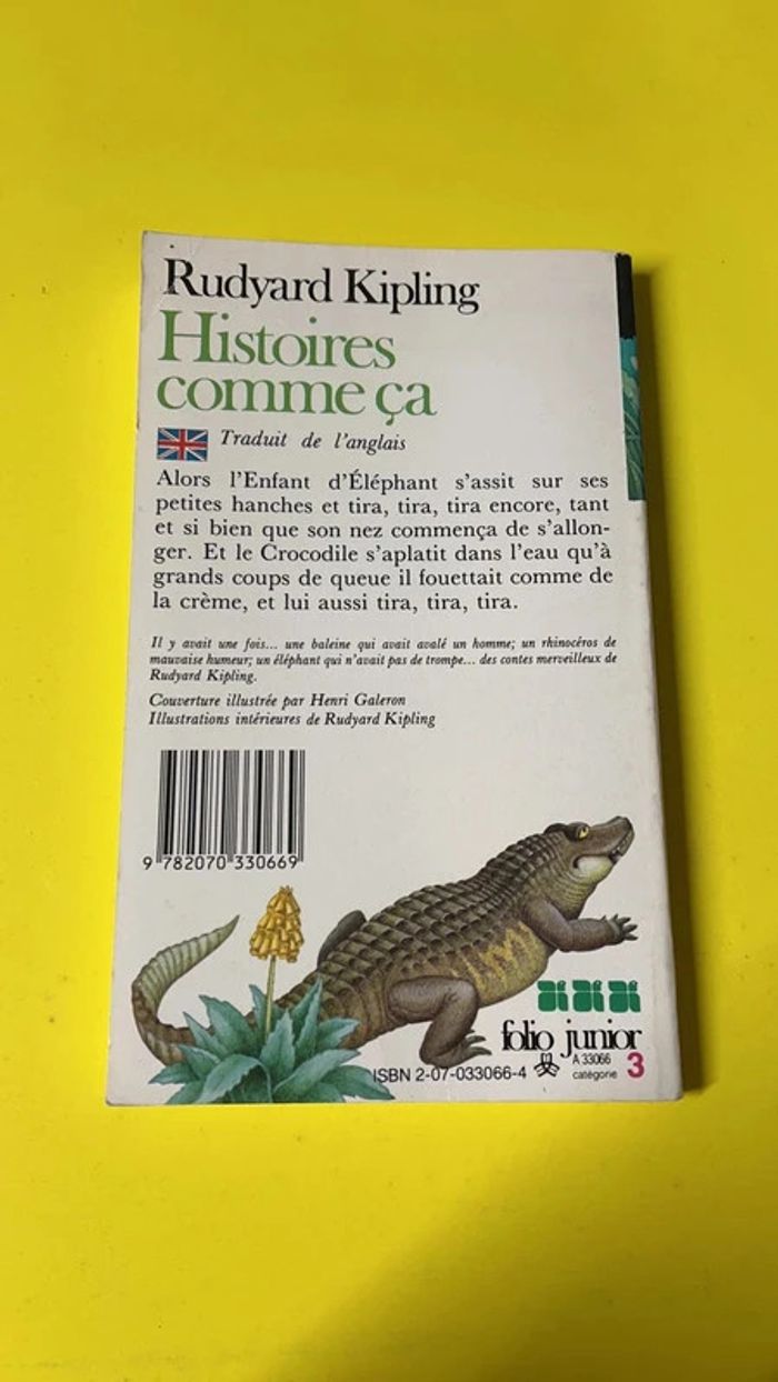 🤩 Histoires comme ça De Rudyard Kipling - photo numéro 2