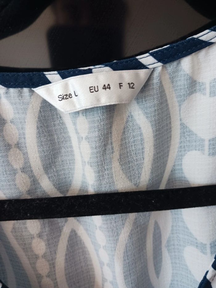 Tunique bleue blanche Taille XXL44 - photo numéro 5