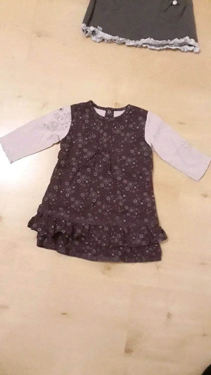 Lot de 2 robes 12 mois - photo numéro 2