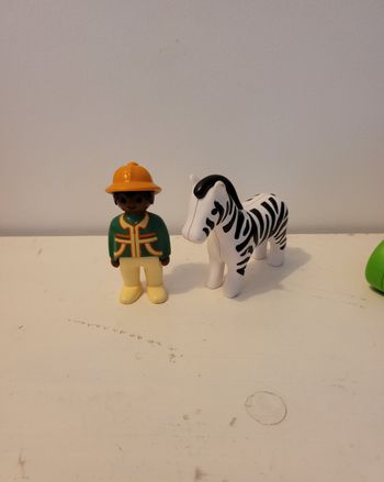 Playmobil 123 zèbre et son personnage