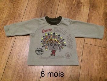 Sweat motif indien 6 mois