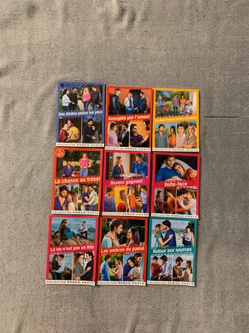 Livre collection romance roman -photo ( 3 ,50 e le lot des 9 livres)