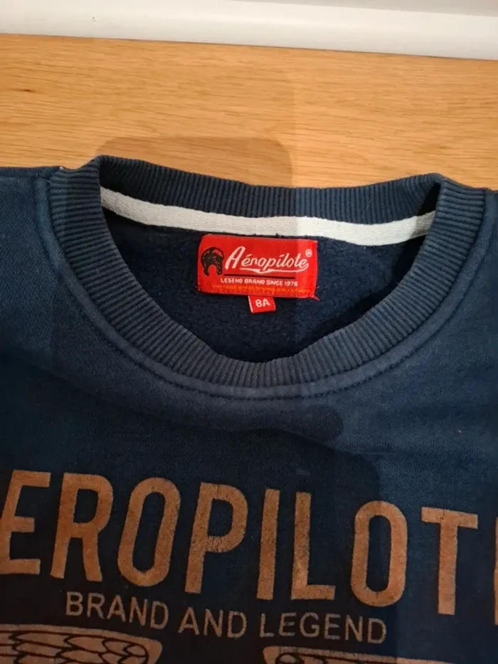 Sweat Aeropilote - 8 ans - très bon état - photo numéro 3