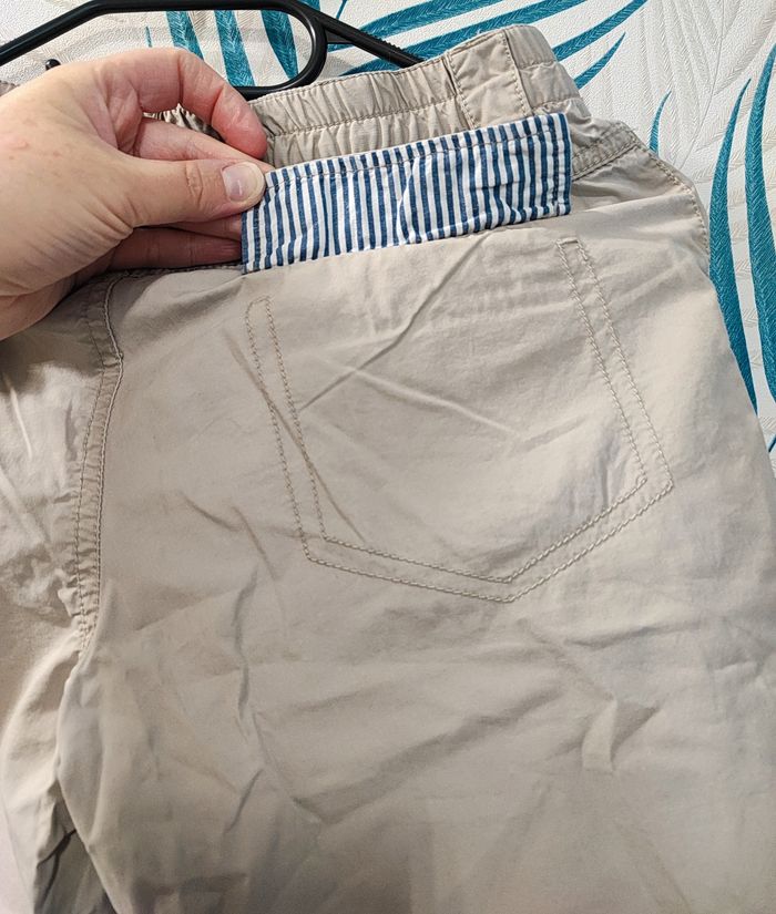 🦎 Bermuda - Beige - Cyrillus - 12 ans 🦎 - photo numéro 8