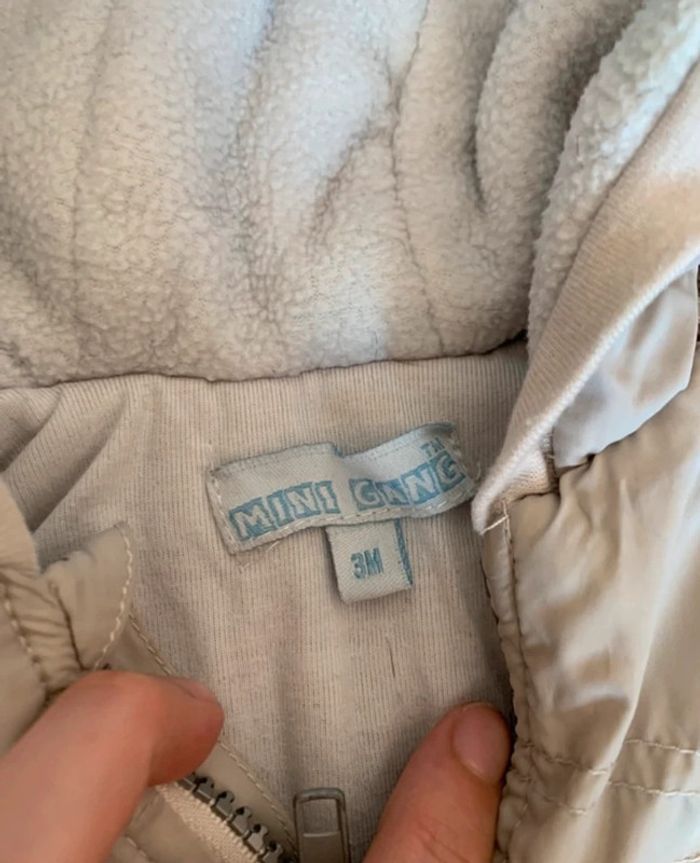 Veste grise garçon taille 3 mois - photo numéro 2