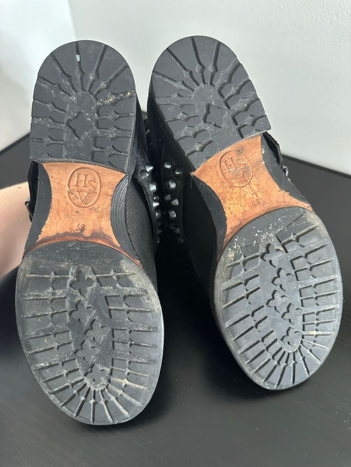 Bottines à clous en cuir véritable ASH T37 - photo numéro 8