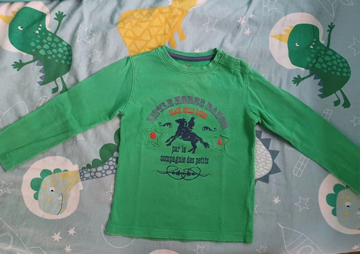 Lot 2 t-shirts ML 4 ans LCPD - photo numéro 2