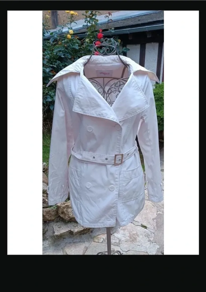 Trench blanc taille 42