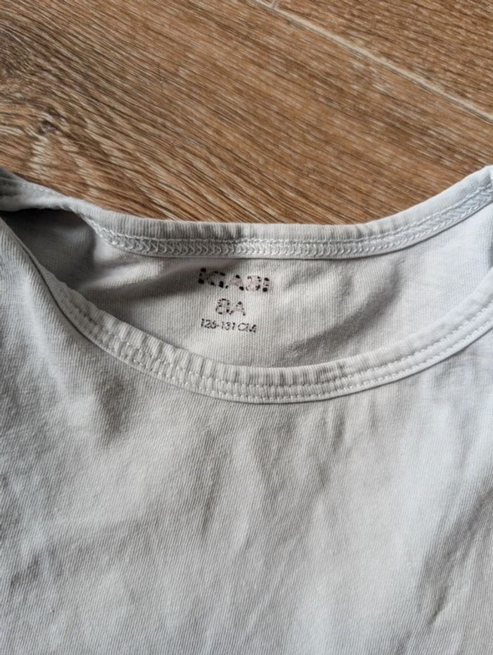 Lot de 2 maillots de corps blanc 8 ans kiabi - photo numéro 3