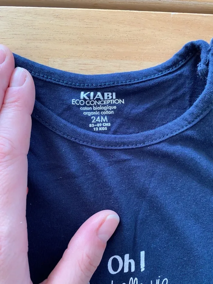 T-shirt kiabi 24 mois - photo numéro 4