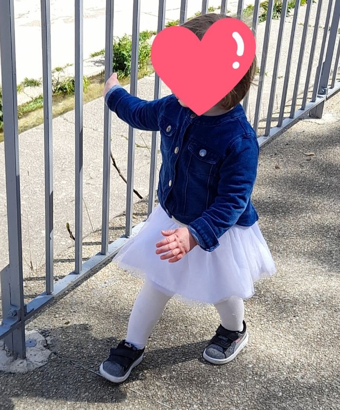 Veste en jean printemps été fille - photo numéro 4