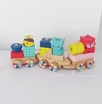 Train en bois à empiler Janod