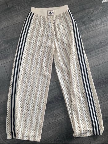 Adidas Originals Trackpant Cream / Noir - taille M ( 40 42)