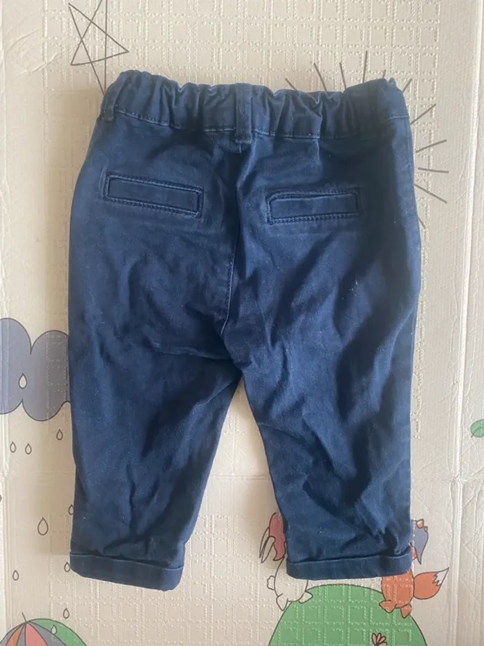Pantalon marine Kiabi - photo numéro 3