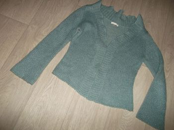 Gilet GOOD LOOK bleu outremer filaments bleus taille 36/38 NEUF