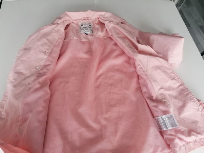 Imperméable trench rose poudré T 140 👧🏻 - photo numéro 7