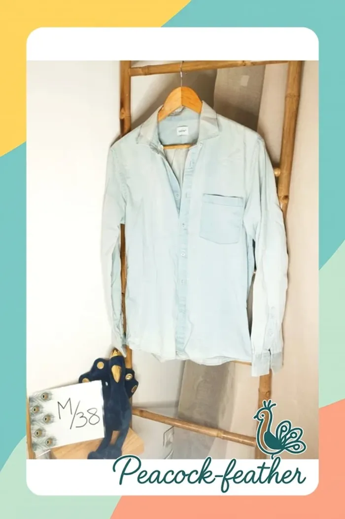 Chemise jean clair délavée M homme Celio