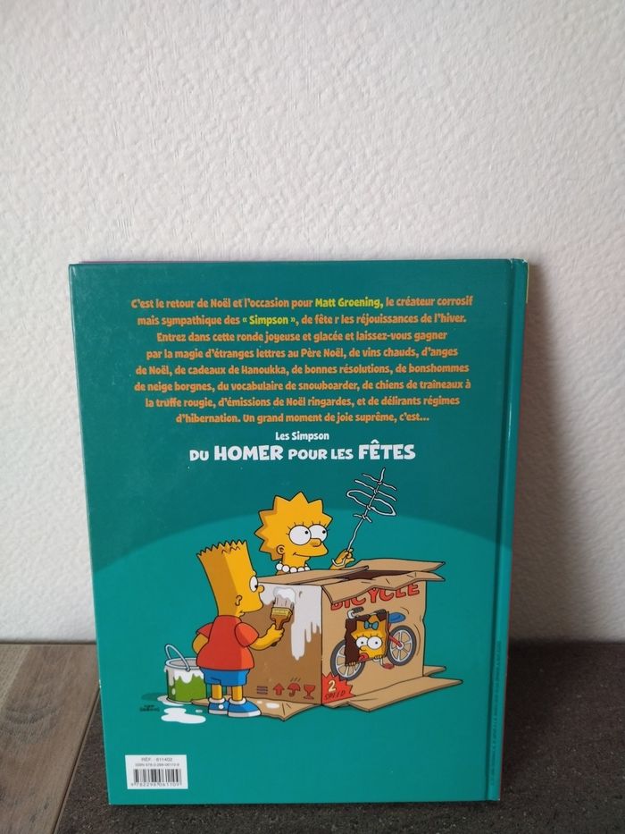 Livre Les Simpson "Du Homer pour les Fêtes" Neuf - photo numéro 2