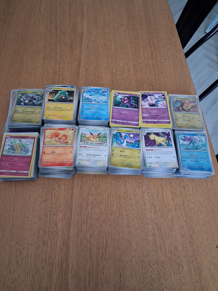 Lot 1 000 cartes pokémon FR - photo numéro 2