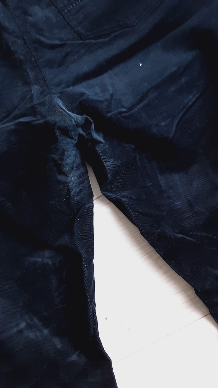 Vêtement femme pantalon velours côtelé noir C&A taille 50 5XL - photo numéro 4