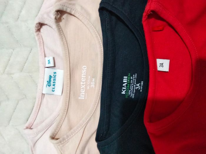 Lot de 4 T-shirts ML fille - photo numéro 2