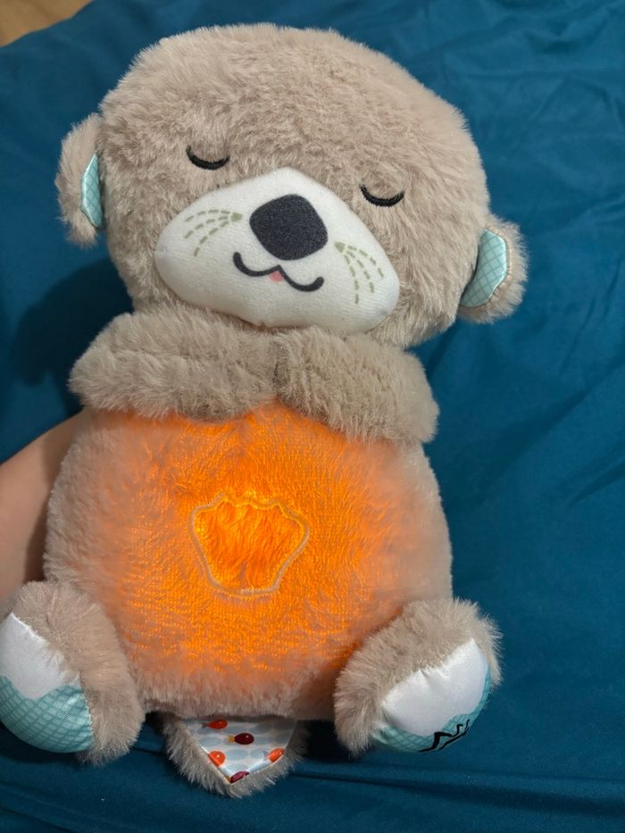 Peluche loutre qui respire