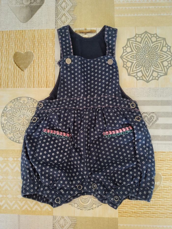 Combishort fille 6 mois