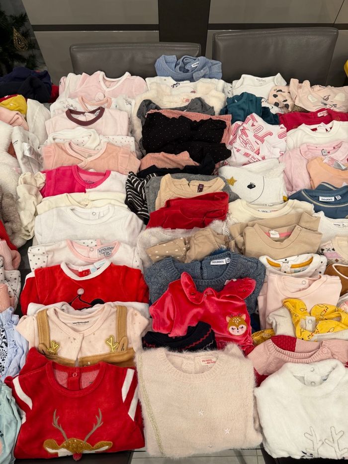 Gros lot de vêtements fille 9 mois très bon état voir neuf - photo numéro 5