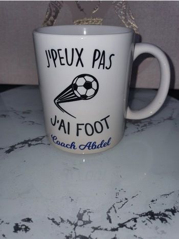 Mug foot personnalisé