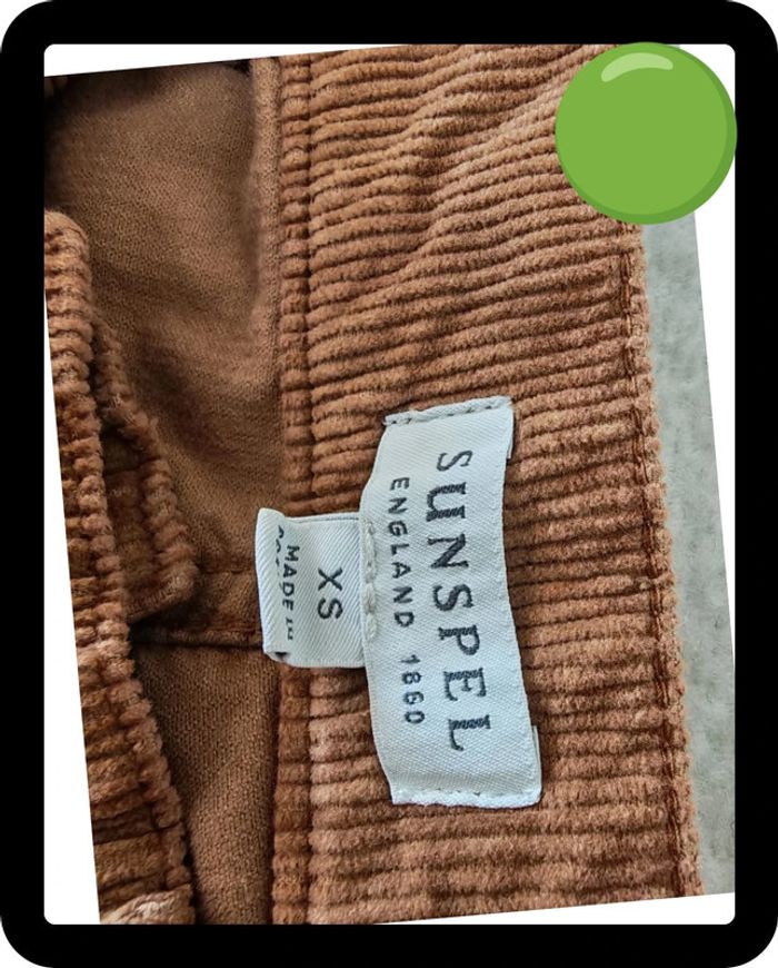 👖  Pantalon Sunspel velours côtelé  Taille xs 👖 - photo numéro 2
