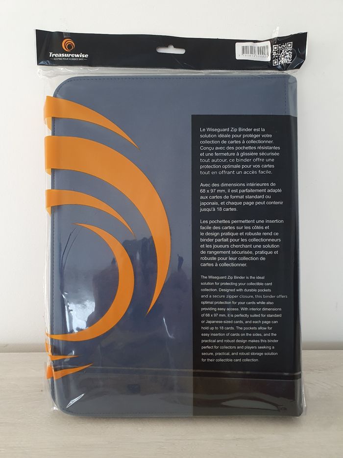 Portfolio TreasureWise Zip Binder 360 Bleu - photo numéro 2