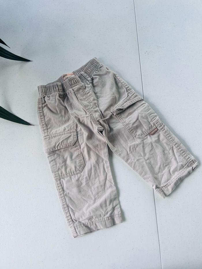 Pantalon timberalnd beige taille 18 mois - photo numéro 2