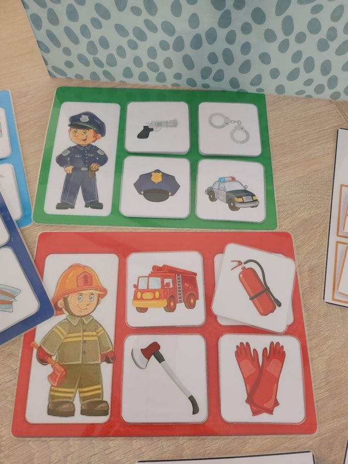 Jeux plastifiés et scratchés façon montessori - photo numéro 4