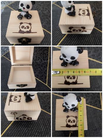 🌟 Coup de cœur – Pot à dents Panda 🐼✨ fait main