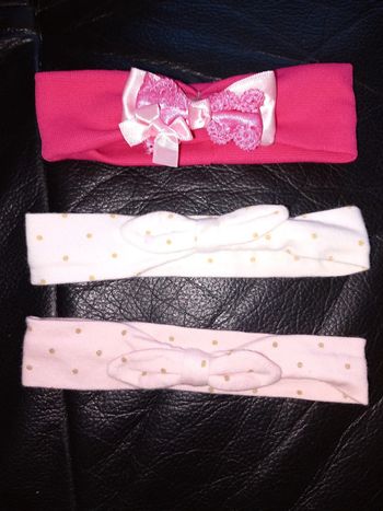 Lot bandeaux 0-3 mois TBE