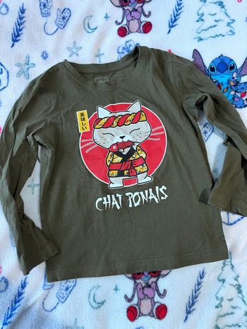 T shirt chaponais 6ans