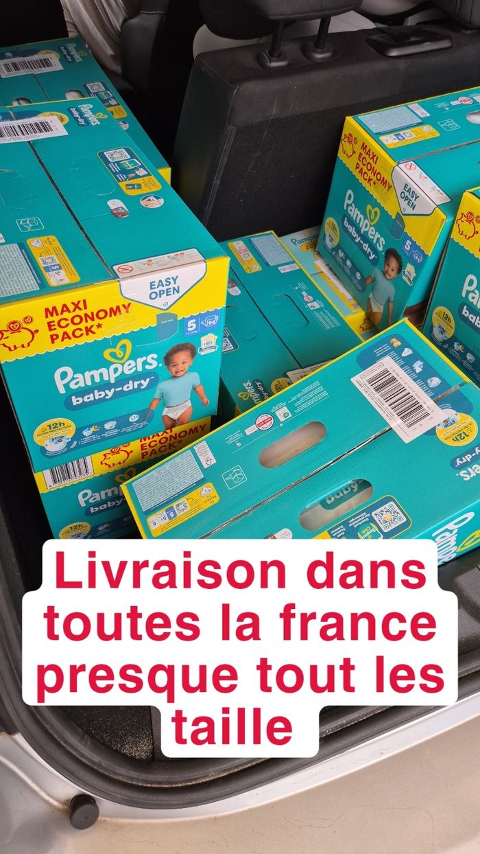 Couche pampers lot X3 taille 3 4 et 5 - photo numéro 3