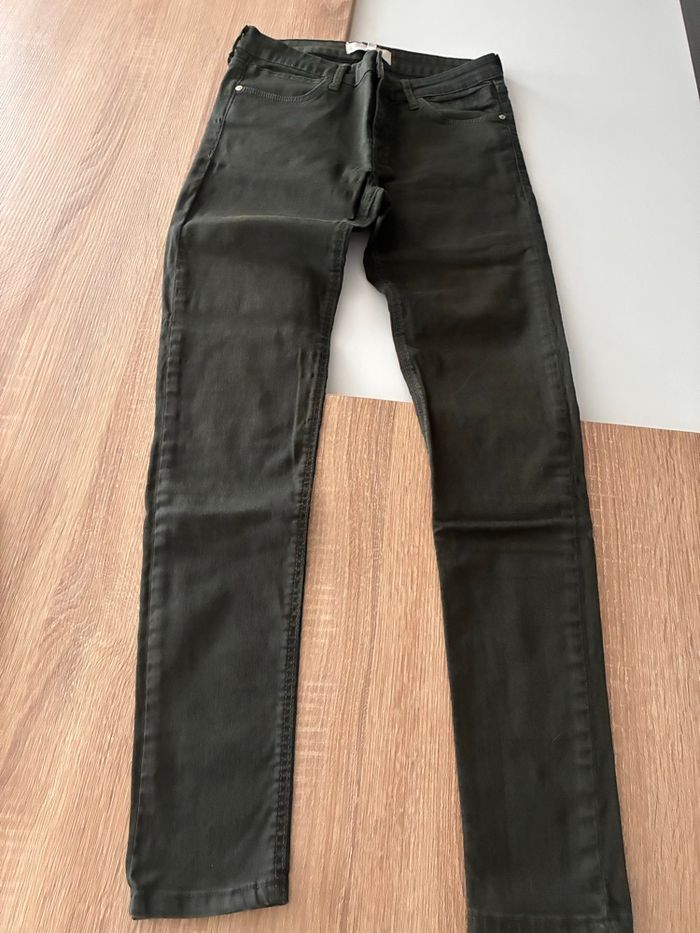 Jean slim Mango kaki foncé - photo numéro 3